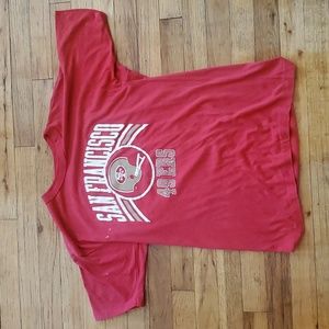 Vintage SF 49ers red small shirt